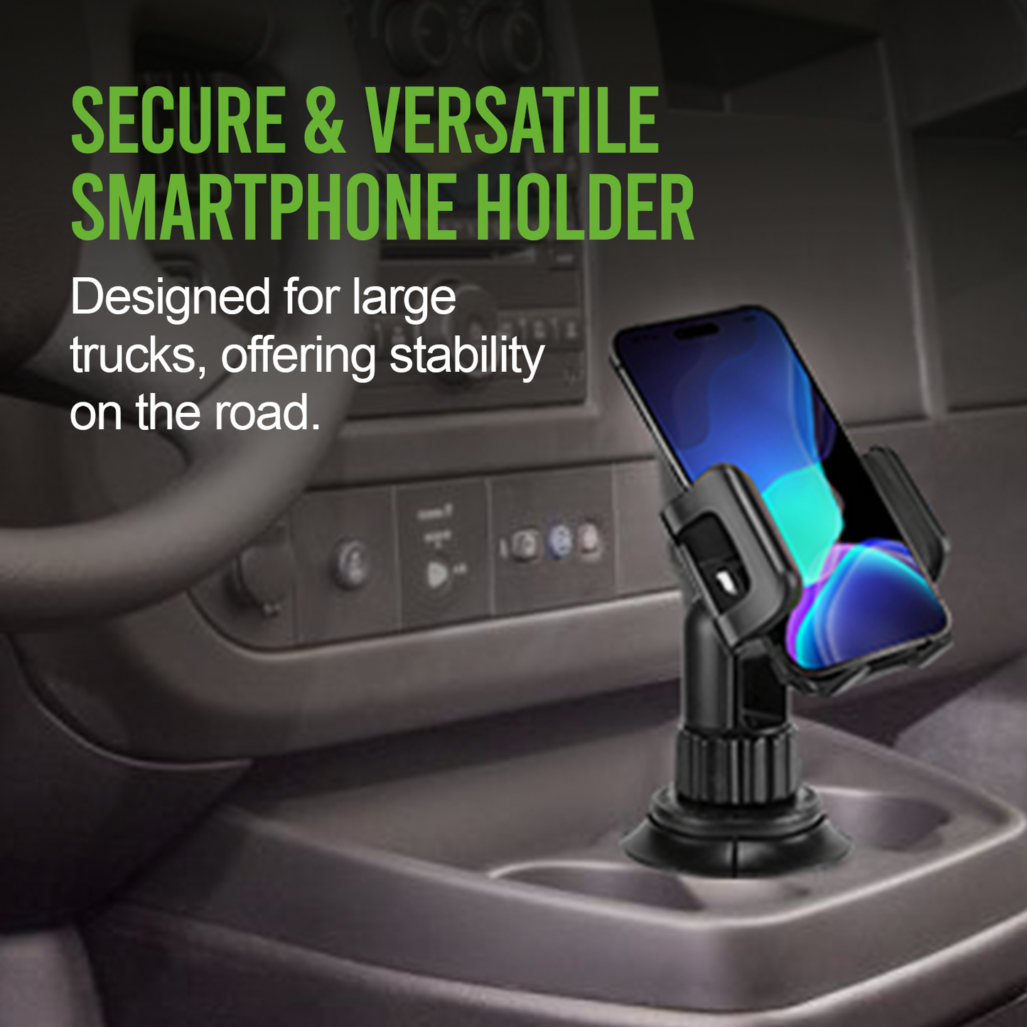 Cellet Car Phone Mount Holder Car Cup Holder Phone Holder Mount, Adjustable Compatible with Apple iPhone 12 Pro Max Mini 11 SE XS XR X 8 Plus Samsung Note 20 10 Galaxy S21 S20 Moto Pixel