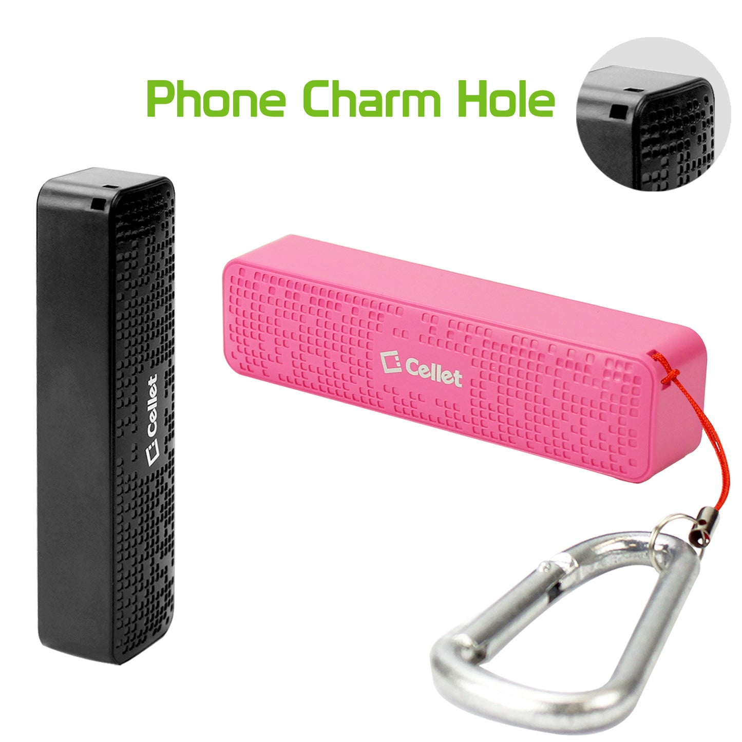 BC2000PK- 2000mAh Power Bank/Portable Charger (Micro USB Cable is included) - Pink