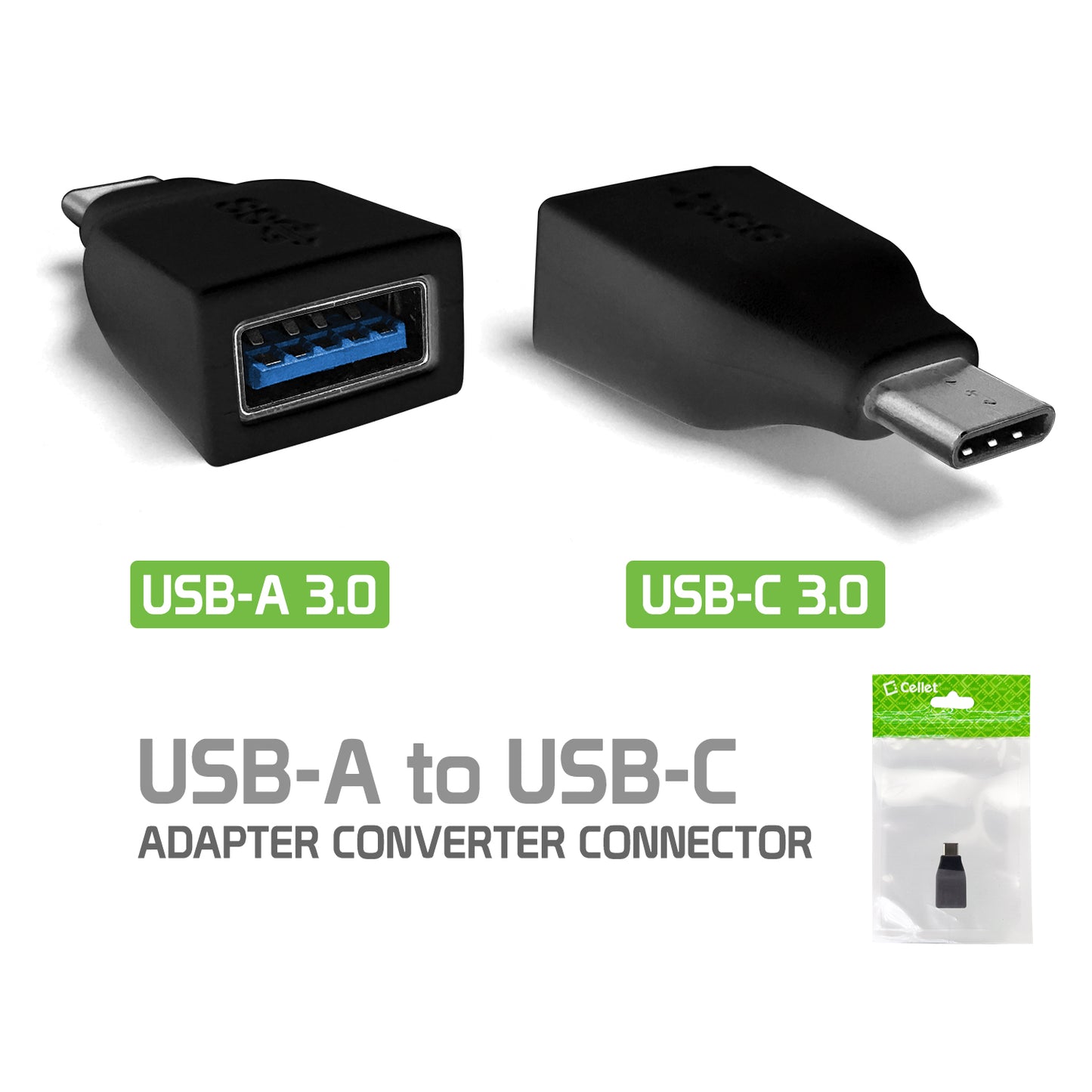 CNUSBC - CELLET USB3.0 A to Type C ADAPTER