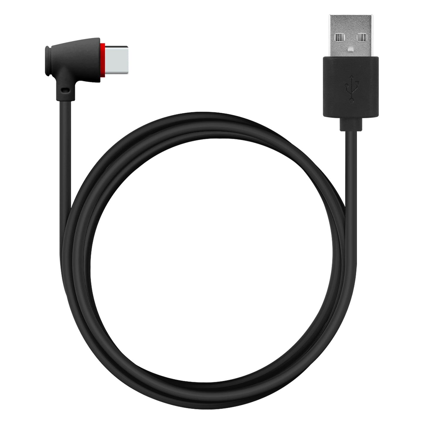 DCA904BK - Cellet 4-Feet Right Angle USB-C to USB-A Data Sync Cable / 90 Degree Head