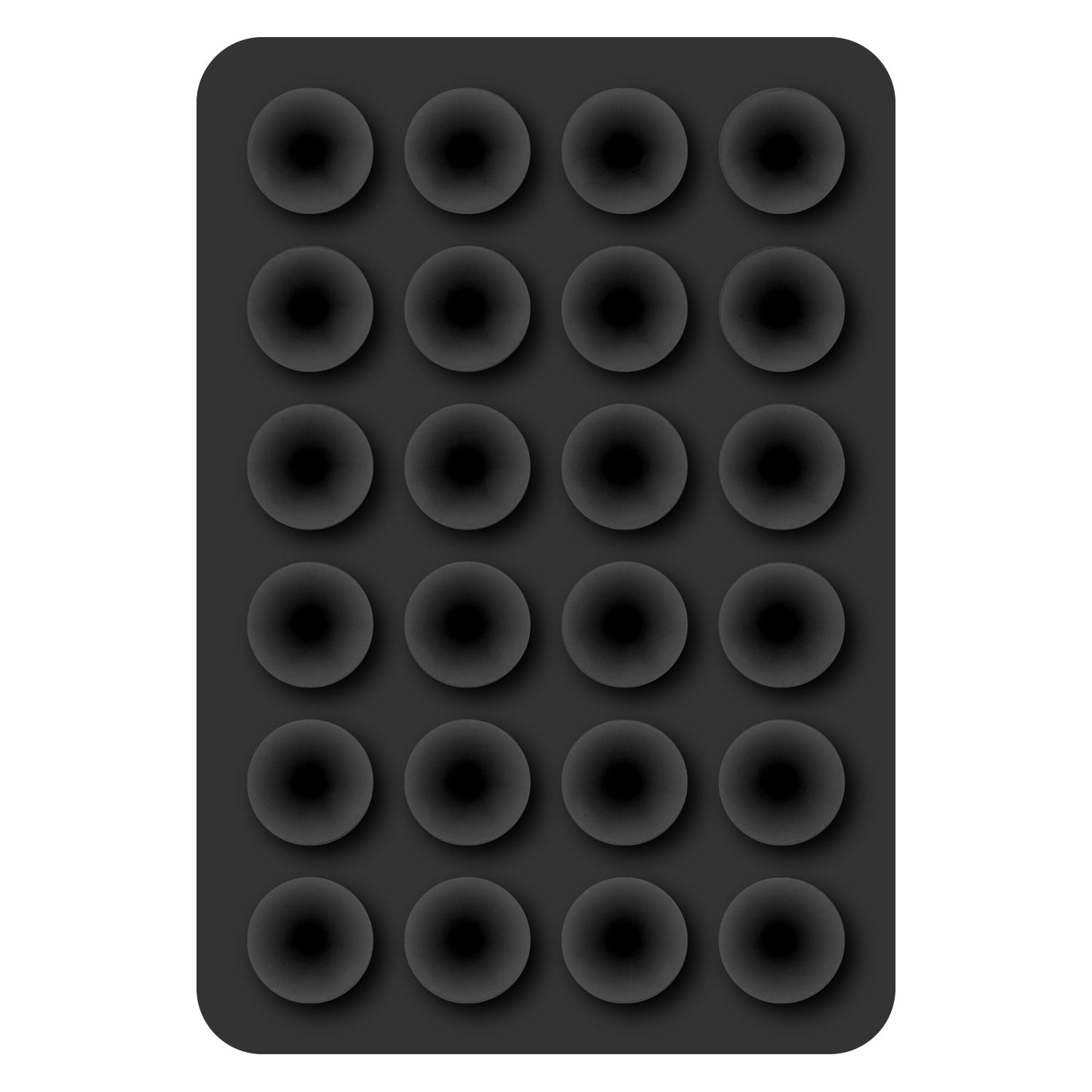 SCUPBK5 - Cellet Multipurpose Mini Suction Cup Mat – 5 Pack | Strong 3M Adhesive | Dashboard, Phone, Battery Pack Holder | Compact 2.3" x 3.3" Grip Pads for Car, Home, & Travel