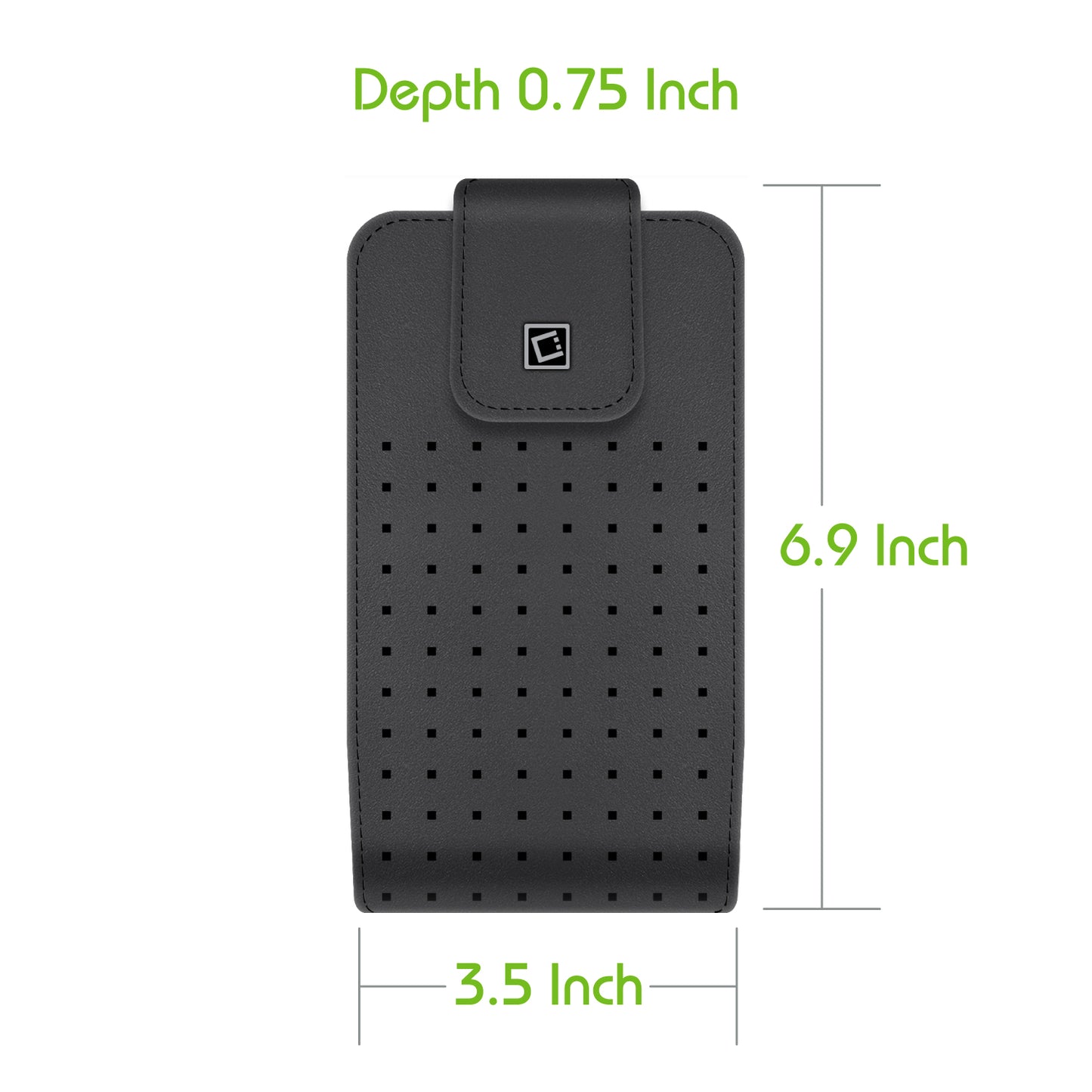 LTERLAGB - Cellet Teramo Leather Pouch for Samsung Galaxy S9 Plus, Galaxy S8 Plus, iPhone 8 Plus, 7 Plus, 6S Plus and More(Fits with Slim Case On)