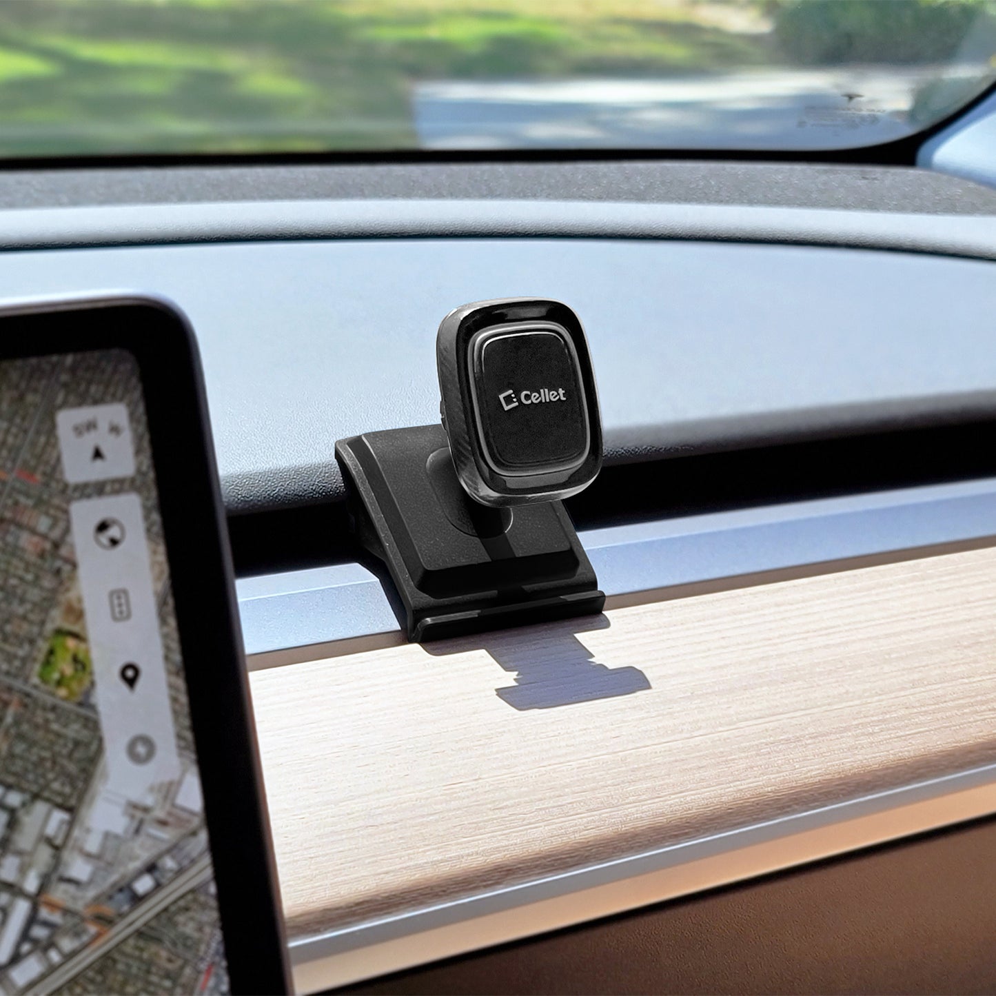 PH210 -Tesla Model Y & Tesla Model 3 Magnetic Air Vent Phone Mount, Magnetic Phone Holder Compatible to iPhone Samsung Galaxy Google Pixel moto