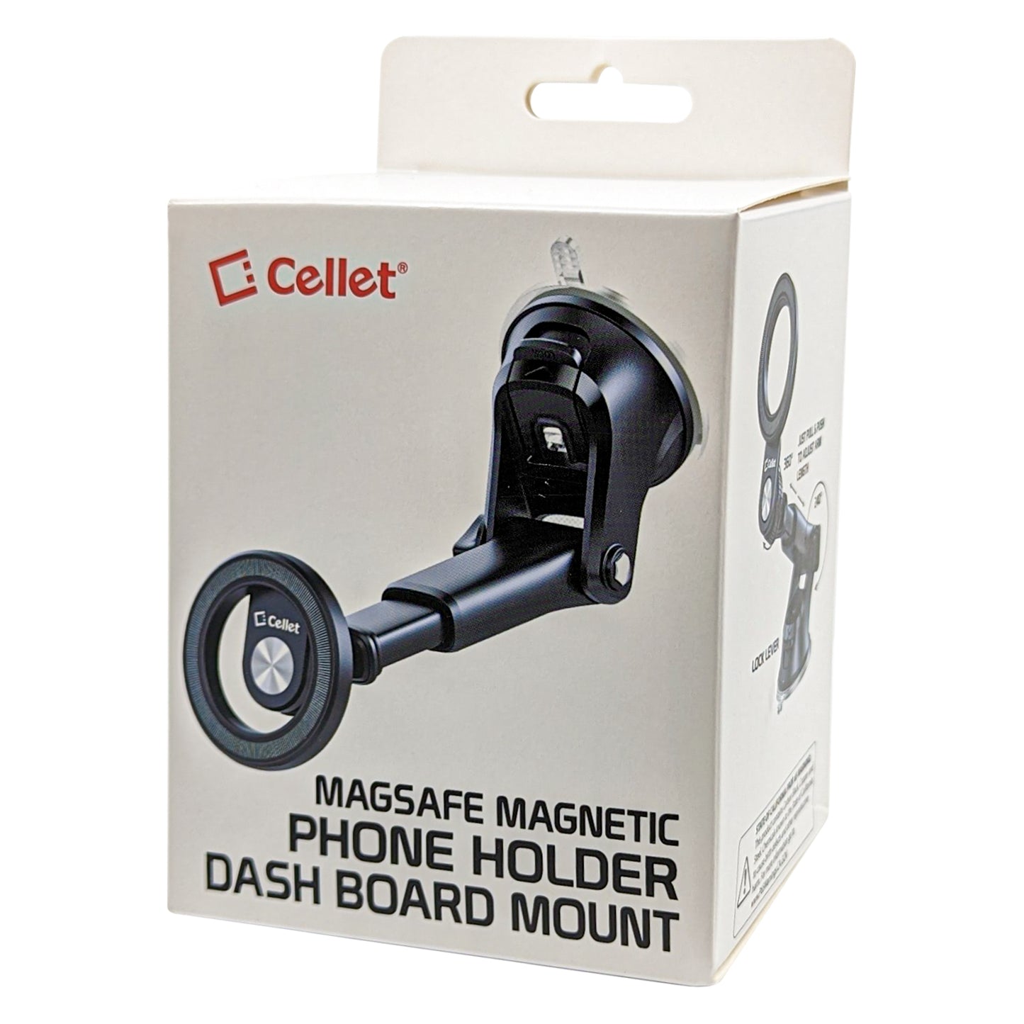 Magnetic Car Dashboard & Windshield Phone Holder Mount, 360 Rotation, Extendable Arm