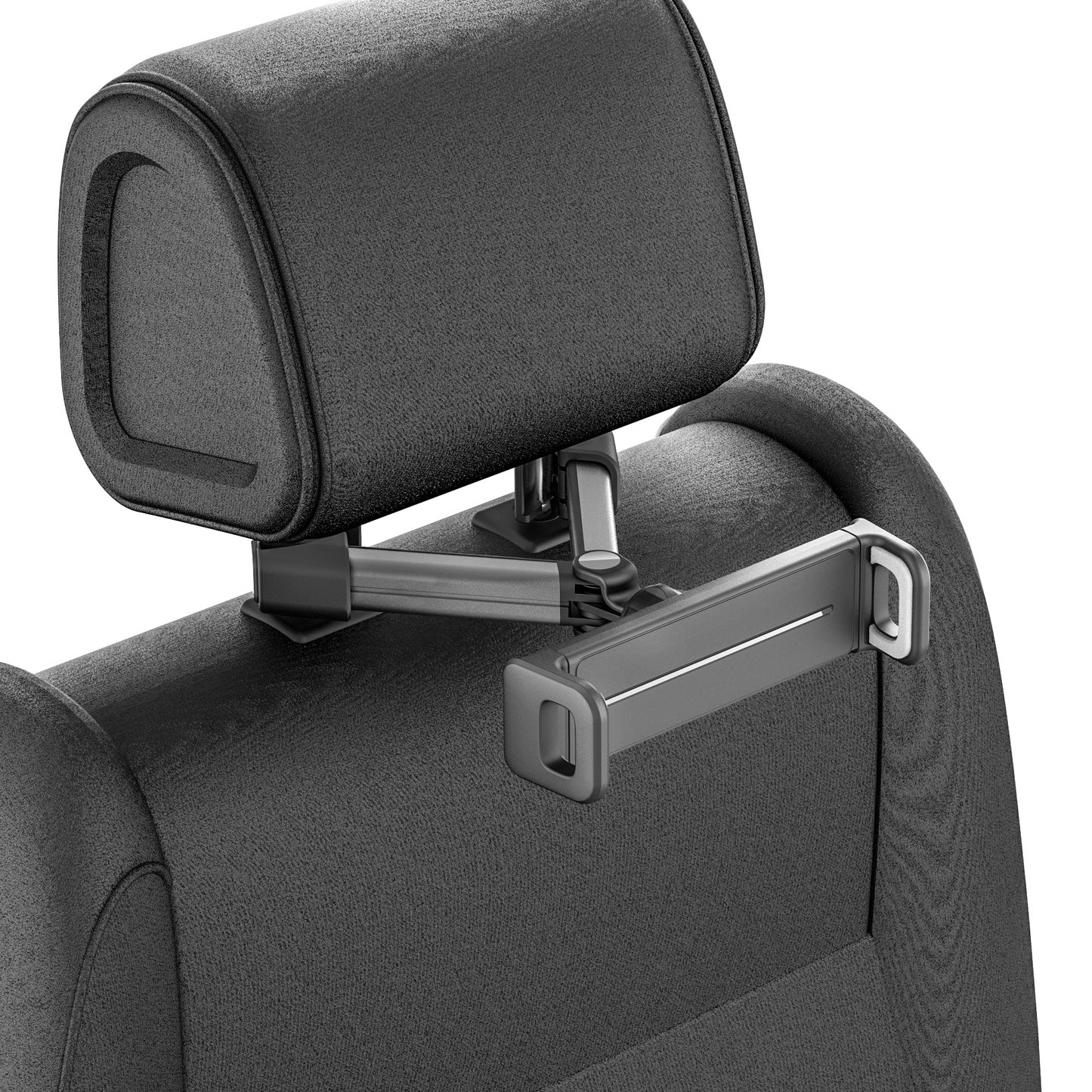 REAR SEAT HEADREST PHONE MOUNT - Black