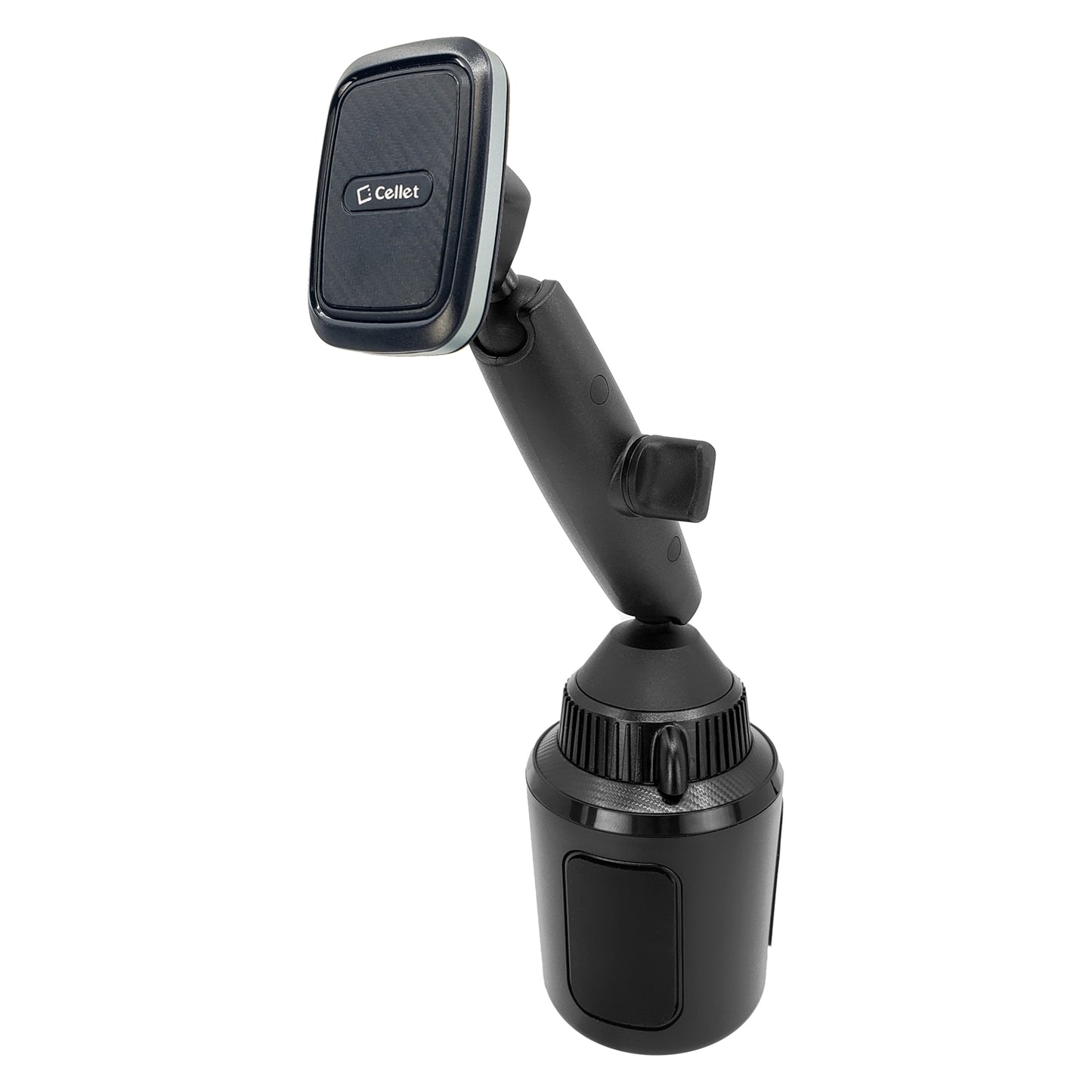 PH665 - Cellet Magnetic Smartphone Cup Holder Mount, Heavy-Duty Mount with Adjustable Arm, 360 Degree Rotation