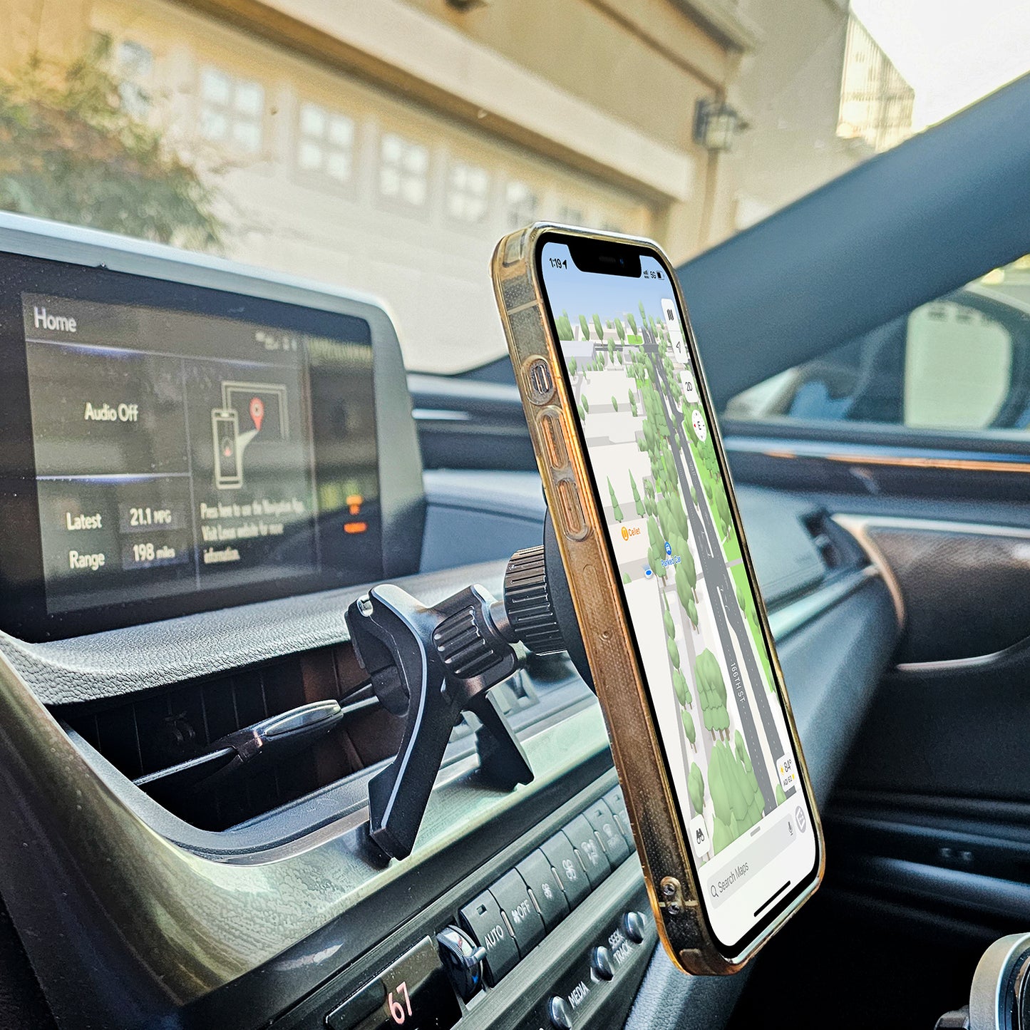 PH212 - Cellet Magnetic Air Vent Car Mount Holder – Universal Magnetic Phone Holder for Car Vent, Secure Hands-Free Dashboard Mount Compatible with Magsafe iPhone, Android, GPS Devices