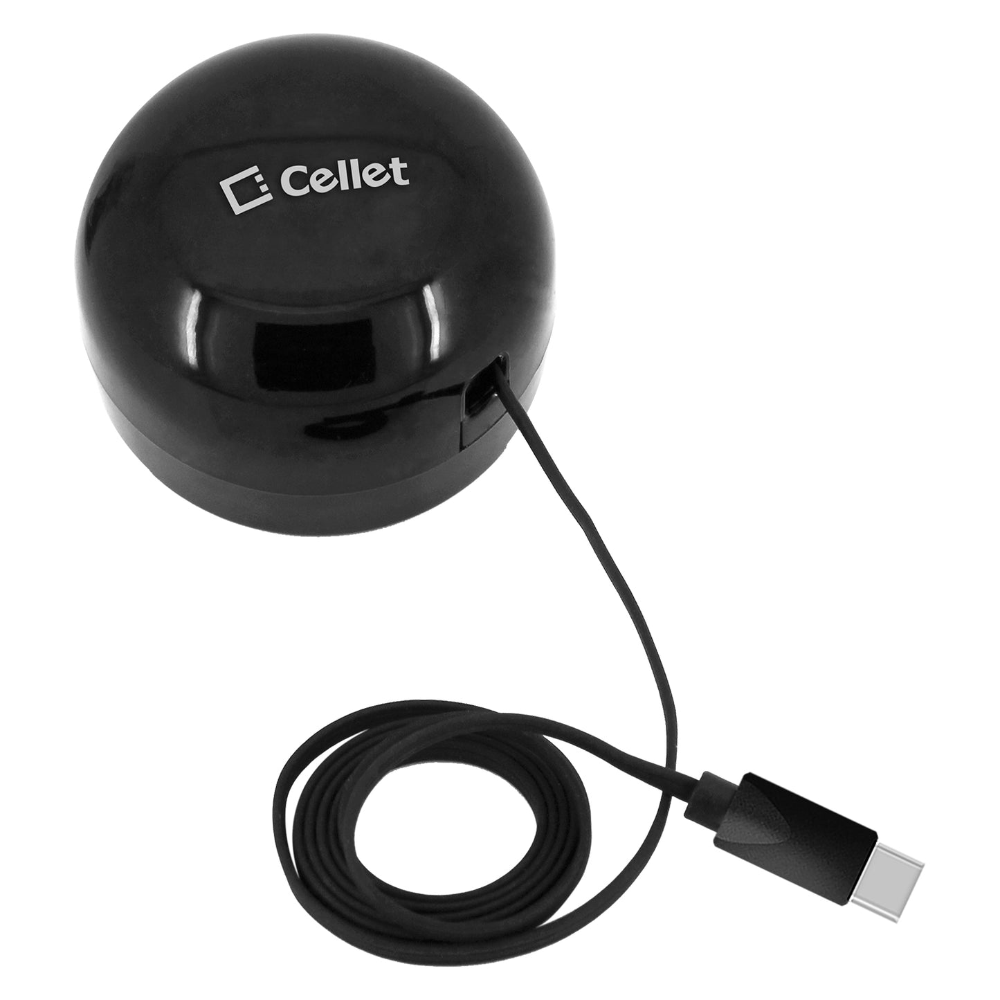 Celle USB-C Retractable Home Charger for Samsung Galaxy Smartphone, Google Pixel and Motorola Moto and all Device with USB-C (TCUSBCR30)