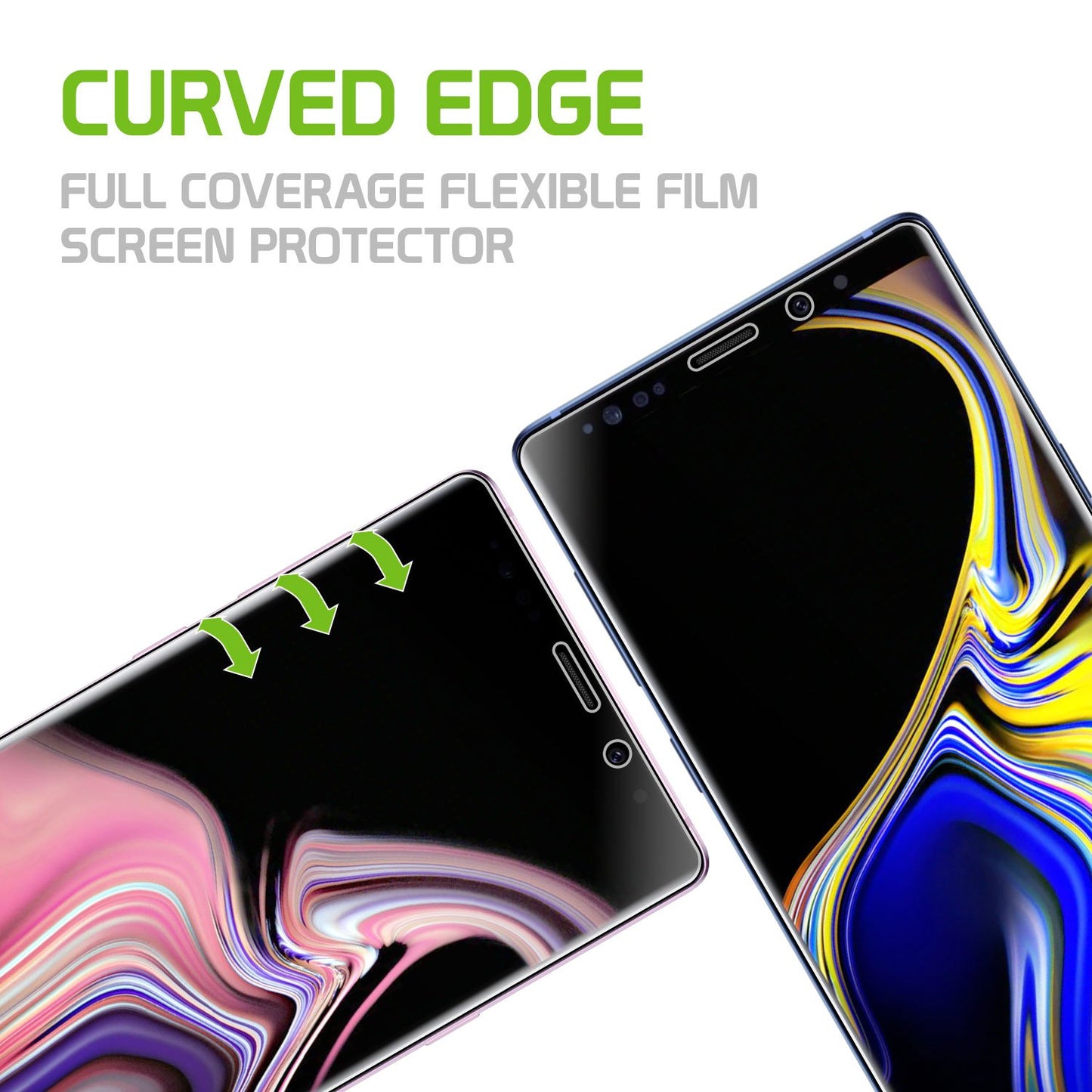 STSAMN9 - Cellet Samsung Galaxy Note 9 TPU Screen Protector, Full Coverage Flexible Film Screen Protector Compatible to Samsung Galaxy Note 9