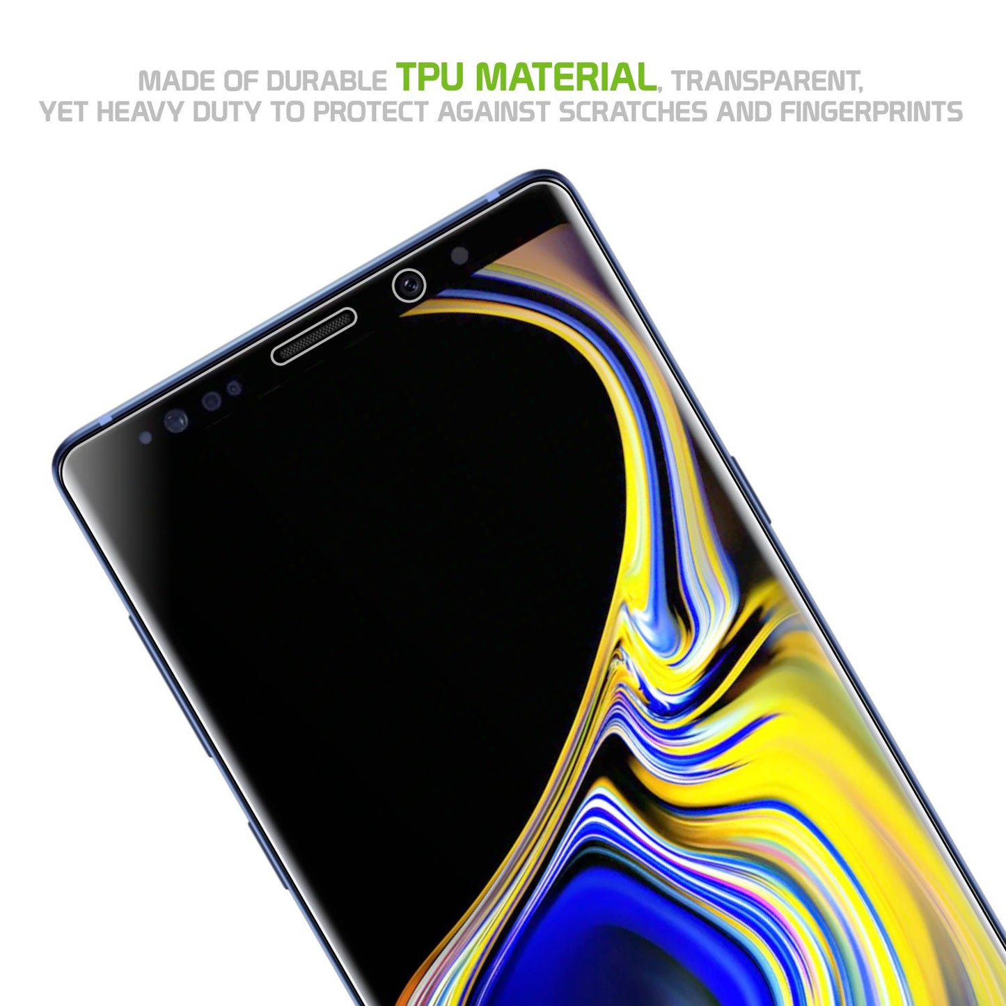 STSAMN9 - Cellet Samsung Galaxy Note 9 TPU Screen Protector, Full Coverage Flexible Film Screen Protector Compatible to Samsung Galaxy Note 9