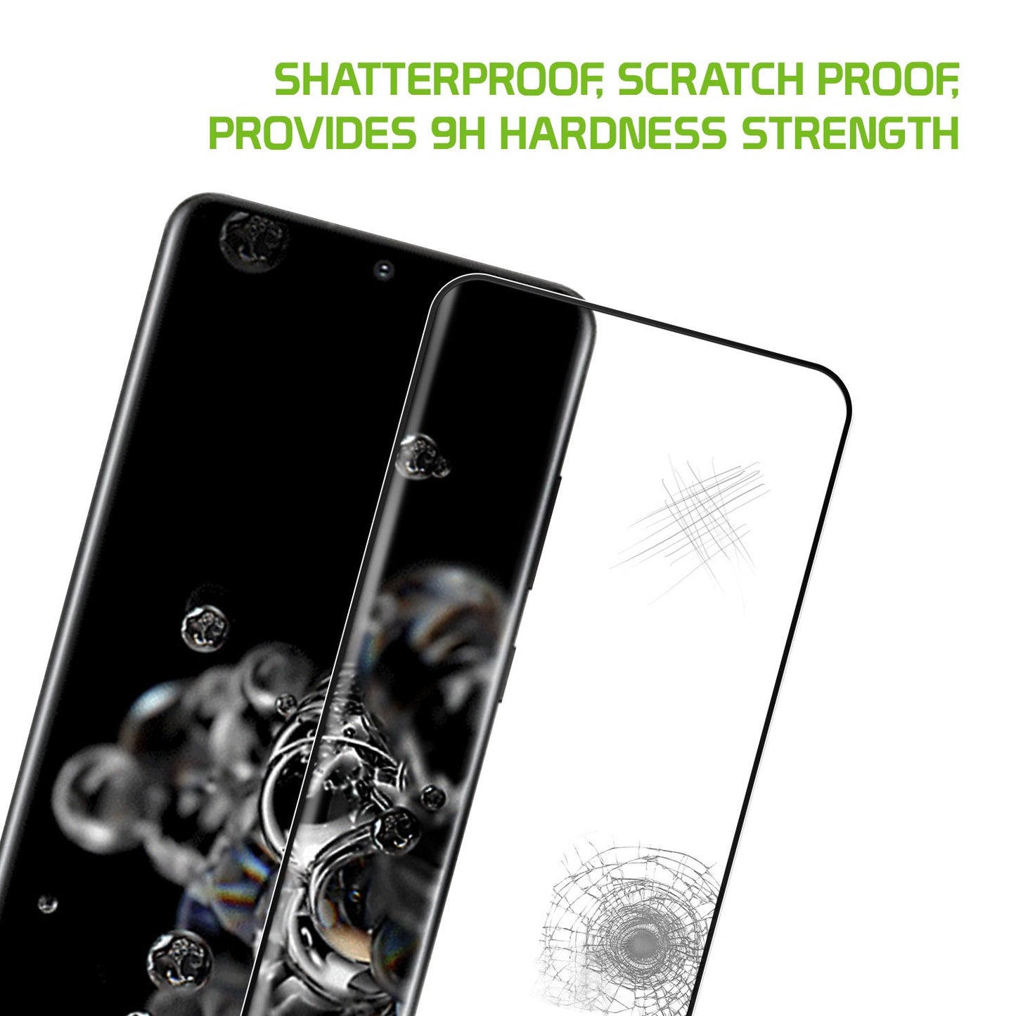 SGSAMS20UF - Premium Ultra-Thin Tempered Glass Screen Protector for Samsung Galaxy S20 Ultra (0.3mm) by Cellet