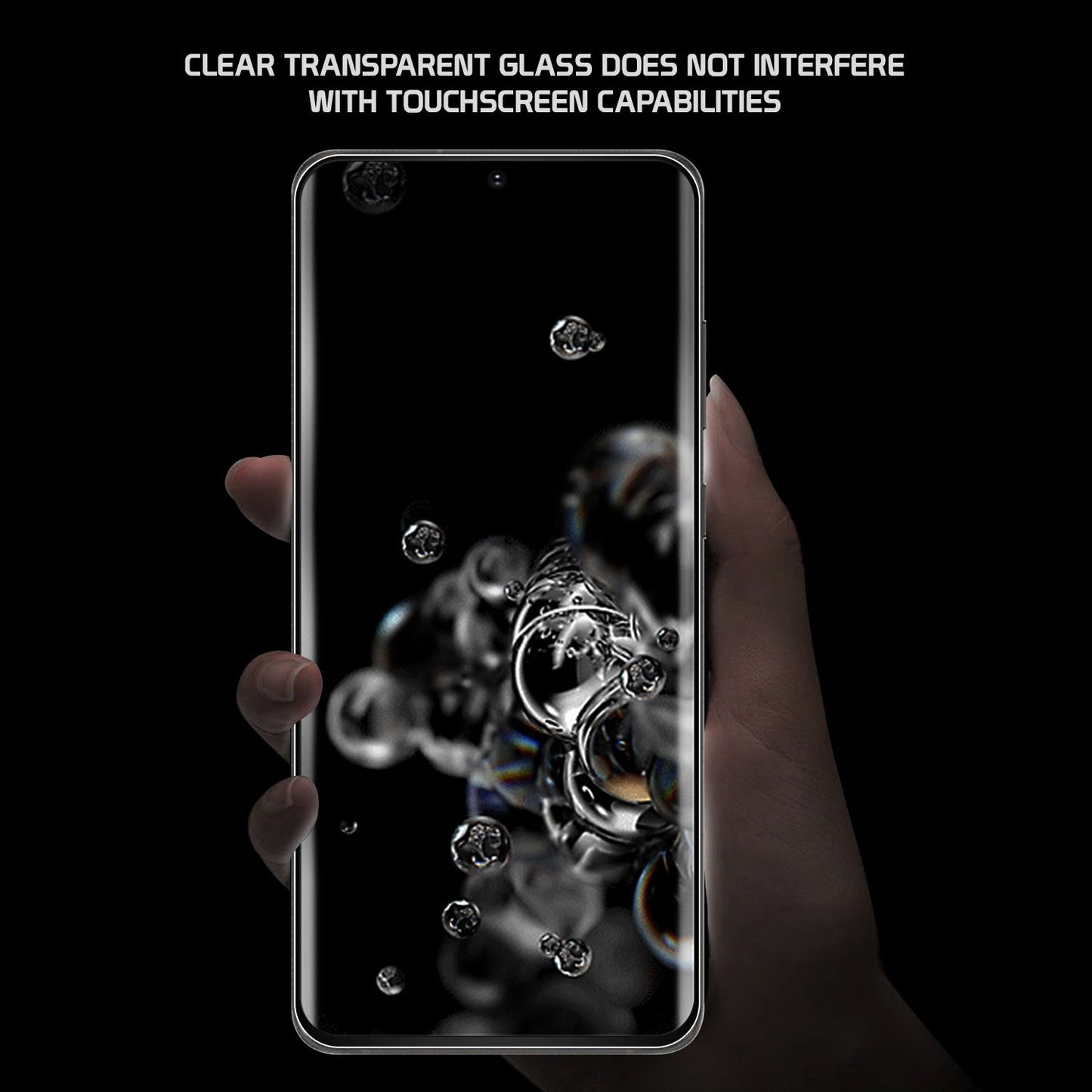 SGSAMS20UF - Premium Ultra-Thin Tempered Glass Screen Protector for Samsung Galaxy S20 Ultra (0.3mm) by Cellet