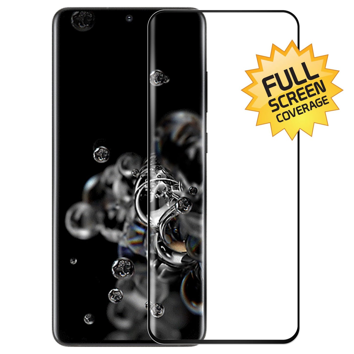 SGSAMS20UF - Premium Ultra-Thin Tempered Glass Screen Protector for Samsung Galaxy S20 Ultra (0.3mm) by Cellet