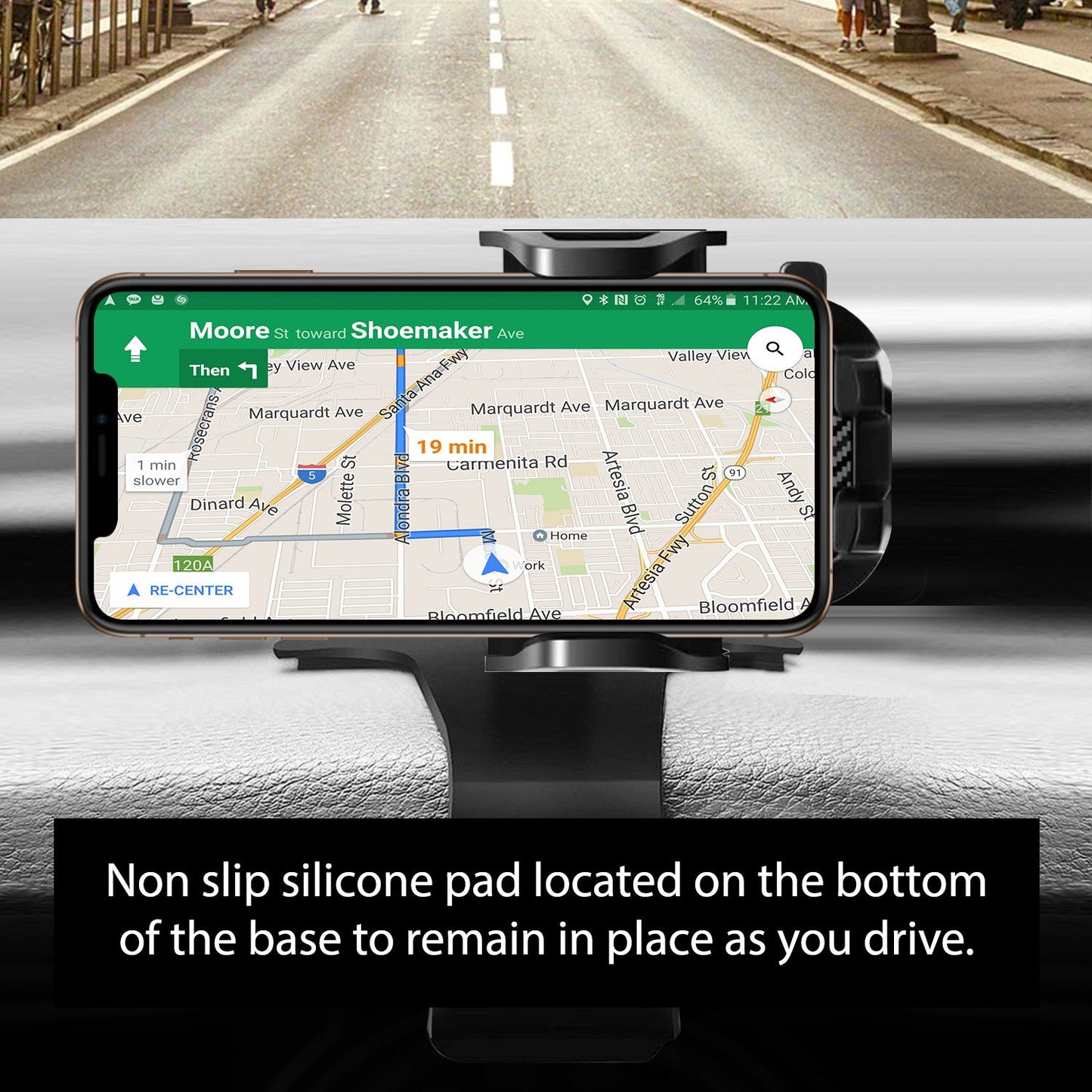 PHD260 - CELLET DASH BOARD PHONE HOLDER