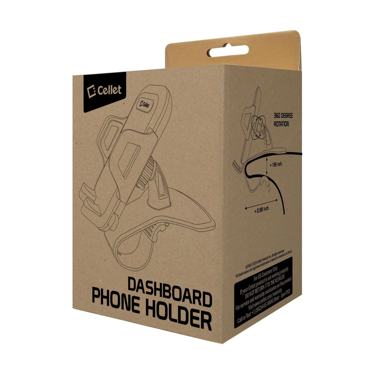 PHD260 - CELLET DASH BOARD PHONE HOLDER
