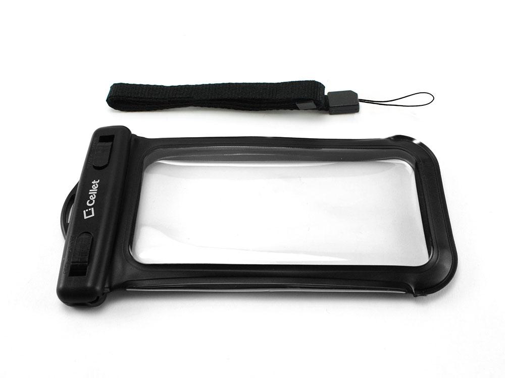WATER5BK - Cellet Universal Waterproof Case for Apple iPhone 5 and other Similar Sized Devices - Black