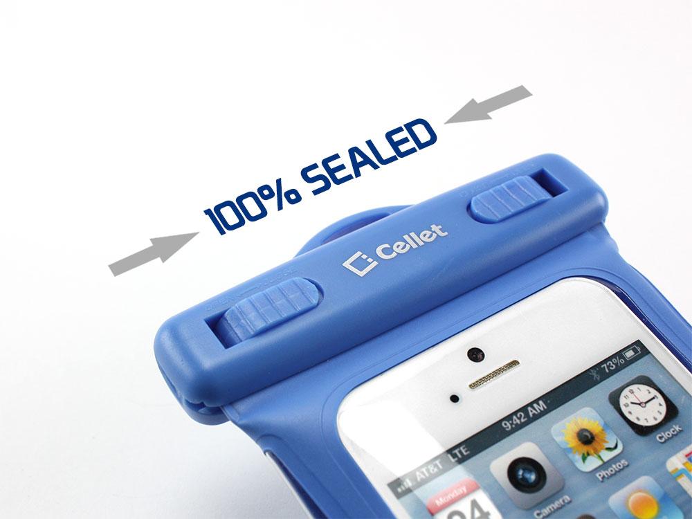 WATER5BK - Cellet Universal Waterproof Case for Apple iPhone 5 and other Similar Sized Devices - Black