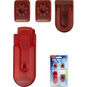 GEAR4RED - Cellet Red Universal Swivel 4PC Gear Clip (4 in 1) - Sealed Clamshell Package