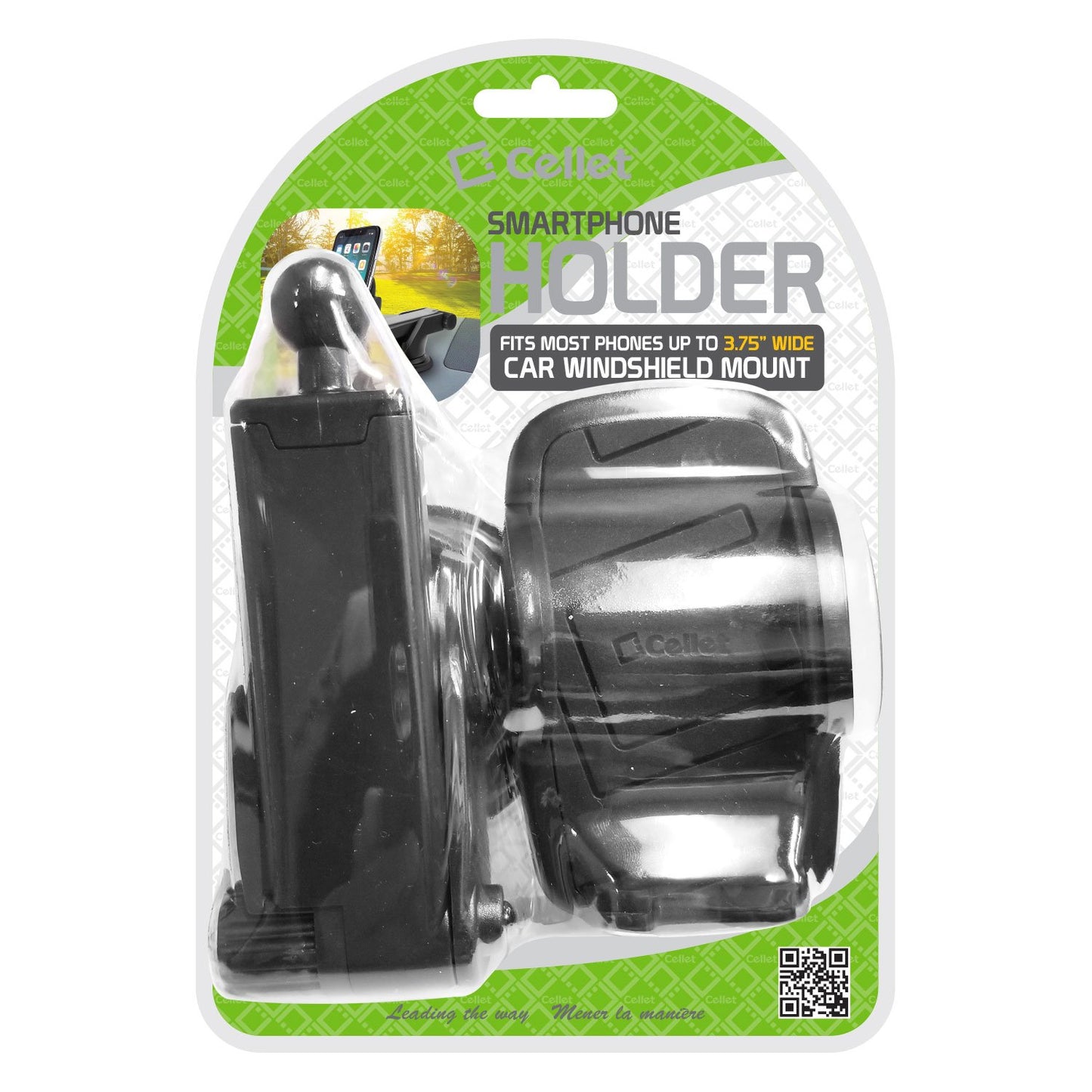 HDSHRTM - Universal Extendable Telescopic Arm Windshield and Dashboard Smartphone Holder Mount by Cellet