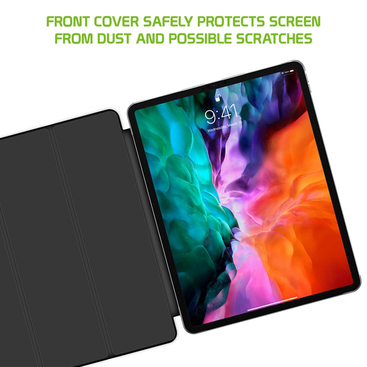 CCIPADPRO129 - iPad Pro 12.9" (2020) Case, Heavy Duty Case with Auto Sleep/Wake Function for Apple iPad Pro 12.9" - (2020 Version)