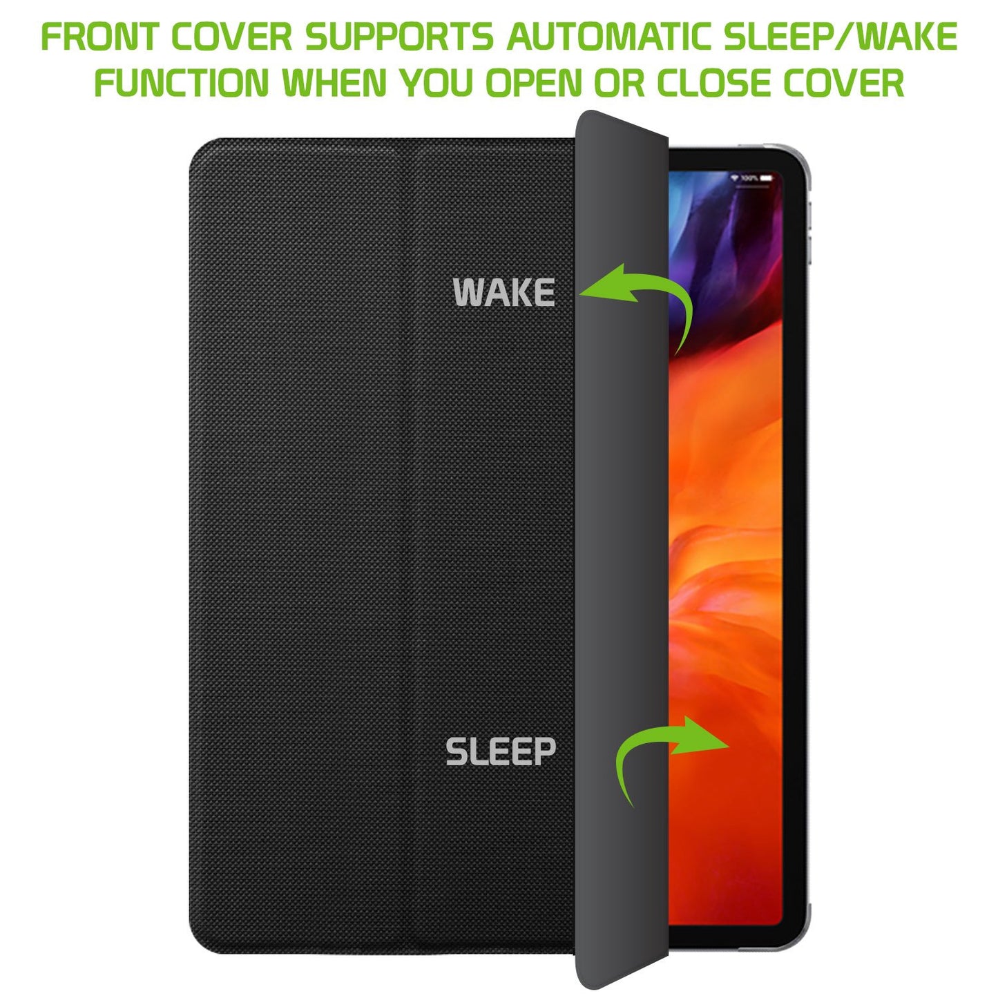 CCIPADPRO129 - iPad Pro 12.9" (2020) Case, Heavy Duty Case with Auto Sleep/Wake Function for Apple iPad Pro 12.9" - (2020 Version)