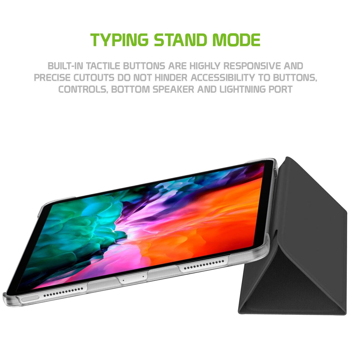 CCIPADPRO129 - iPad Pro 12.9" (2020) Case, Heavy Duty Case with Auto Sleep/Wake Function for Apple iPad Pro 12.9" - (2020 Version)