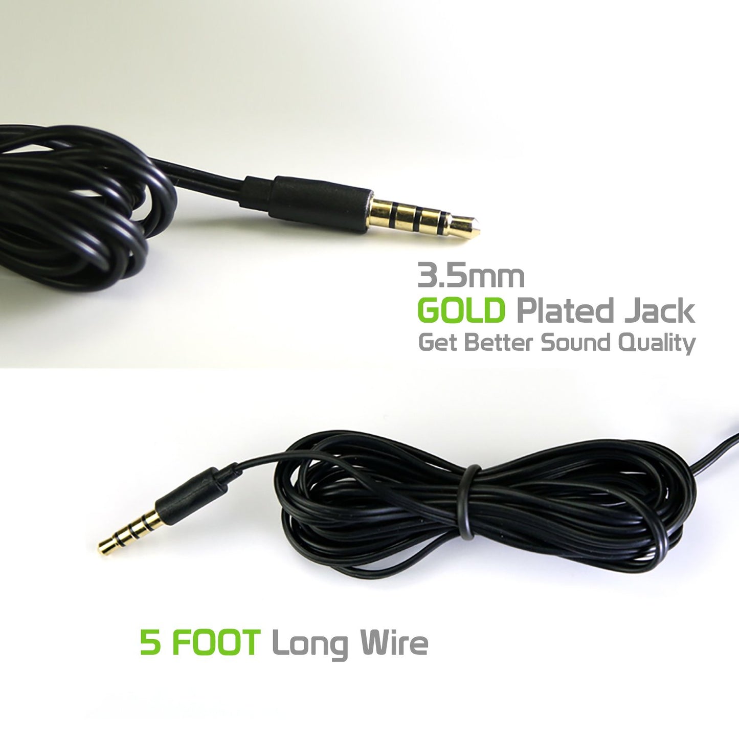 EP35O - Cellet Hands-Free Headset 3.5mm with Boom Mic