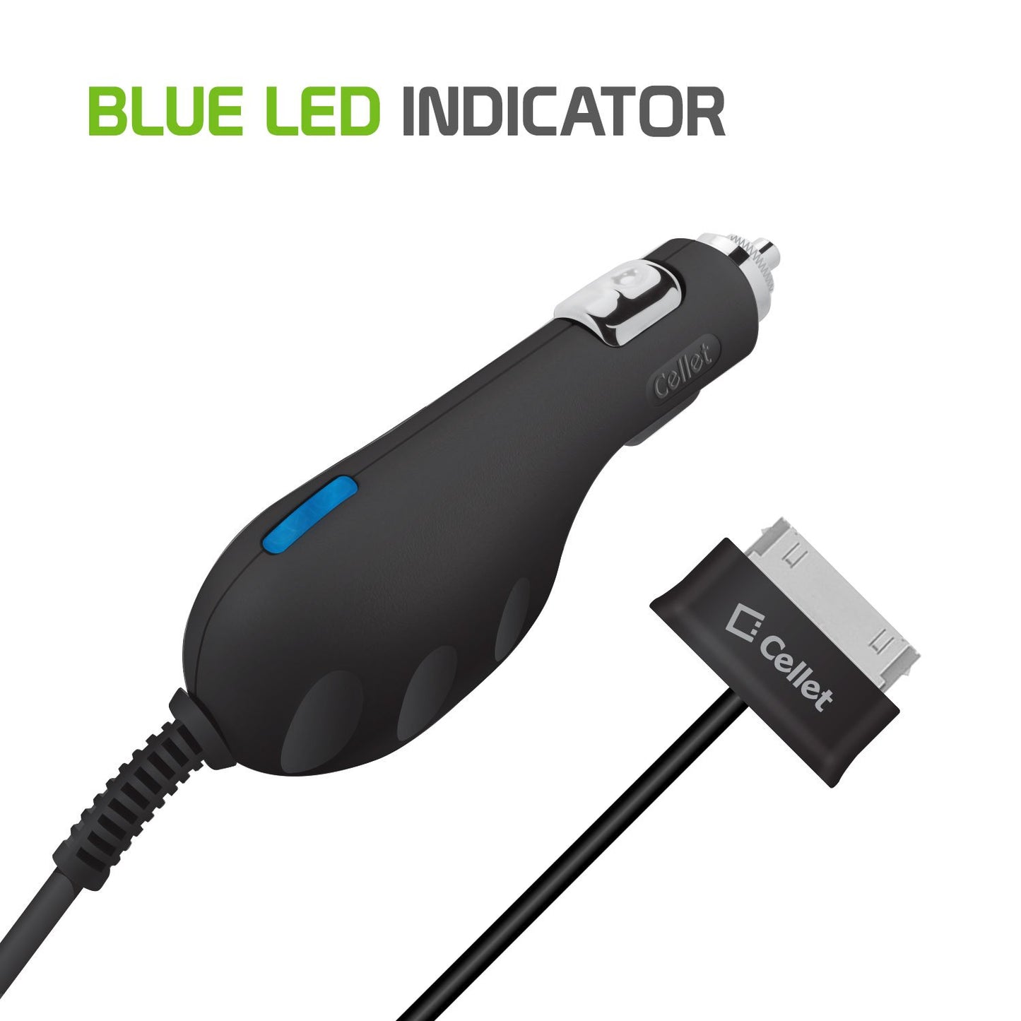 Car Charger for Samsung Tablet, Samsung Tablet Car Charger, 30 Pin Car Charger with Coil Cable