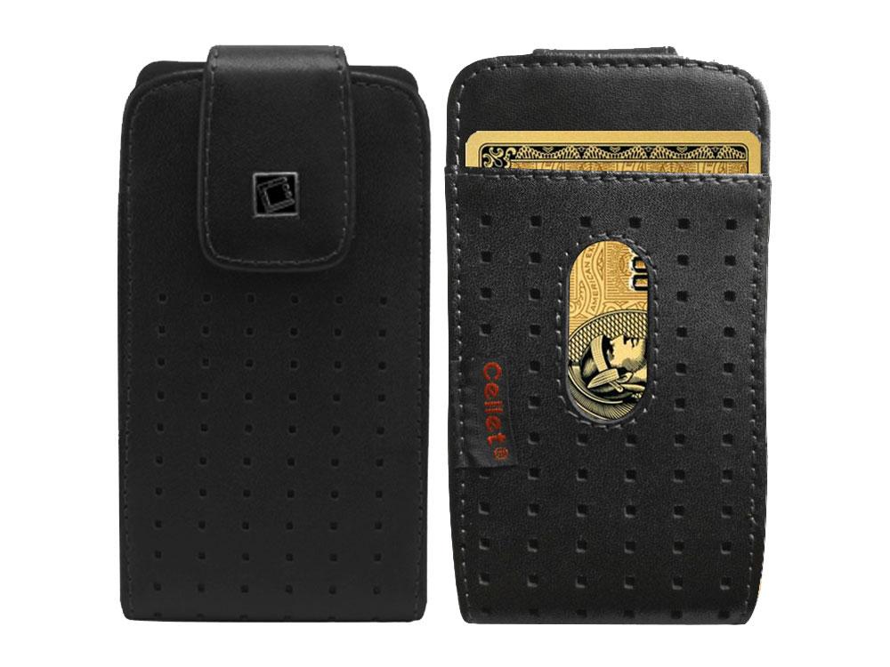 LTERS2 - Cellet Teramo Leather Case with Credit Card Slot for iPhone 5 5S, MOTO X, G with (Slim Case on)