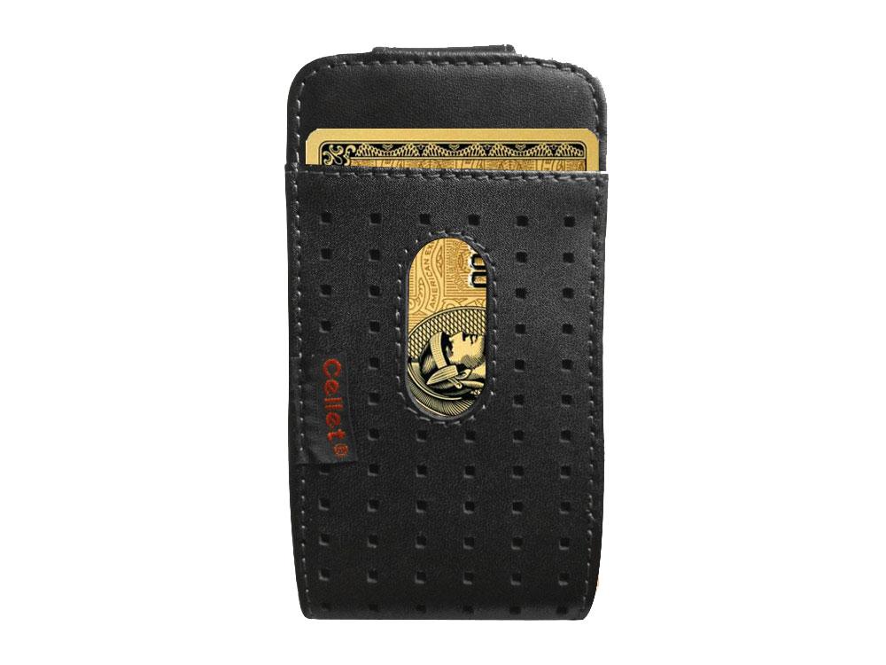 LTERS2 - Cellet Teramo Leather Case with Credit Card Slot for iPhone 5 5S, MOTO X, G with (Slim Case on)