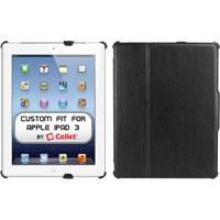 LAPPIPD303 - Apple iPad 3 Black Leather Case With Media Kickstand 4 Adjustable Angles