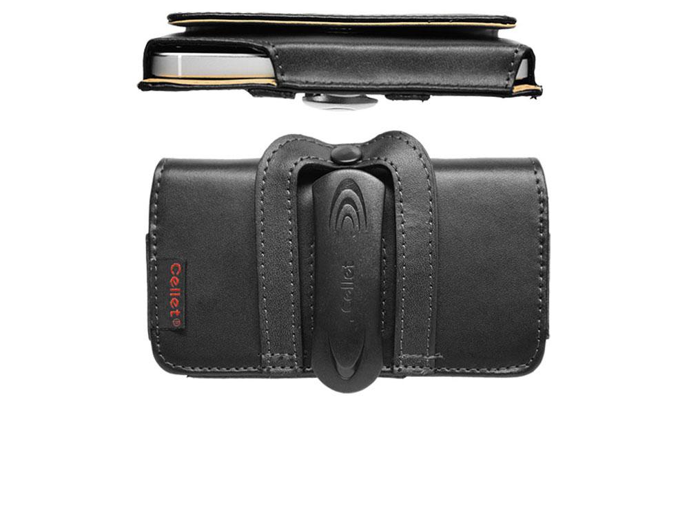 NOBLEP5 - Cellet Noble Case For iPhone 5, 5S, SE With Cellet Removable Spring Belt Clip