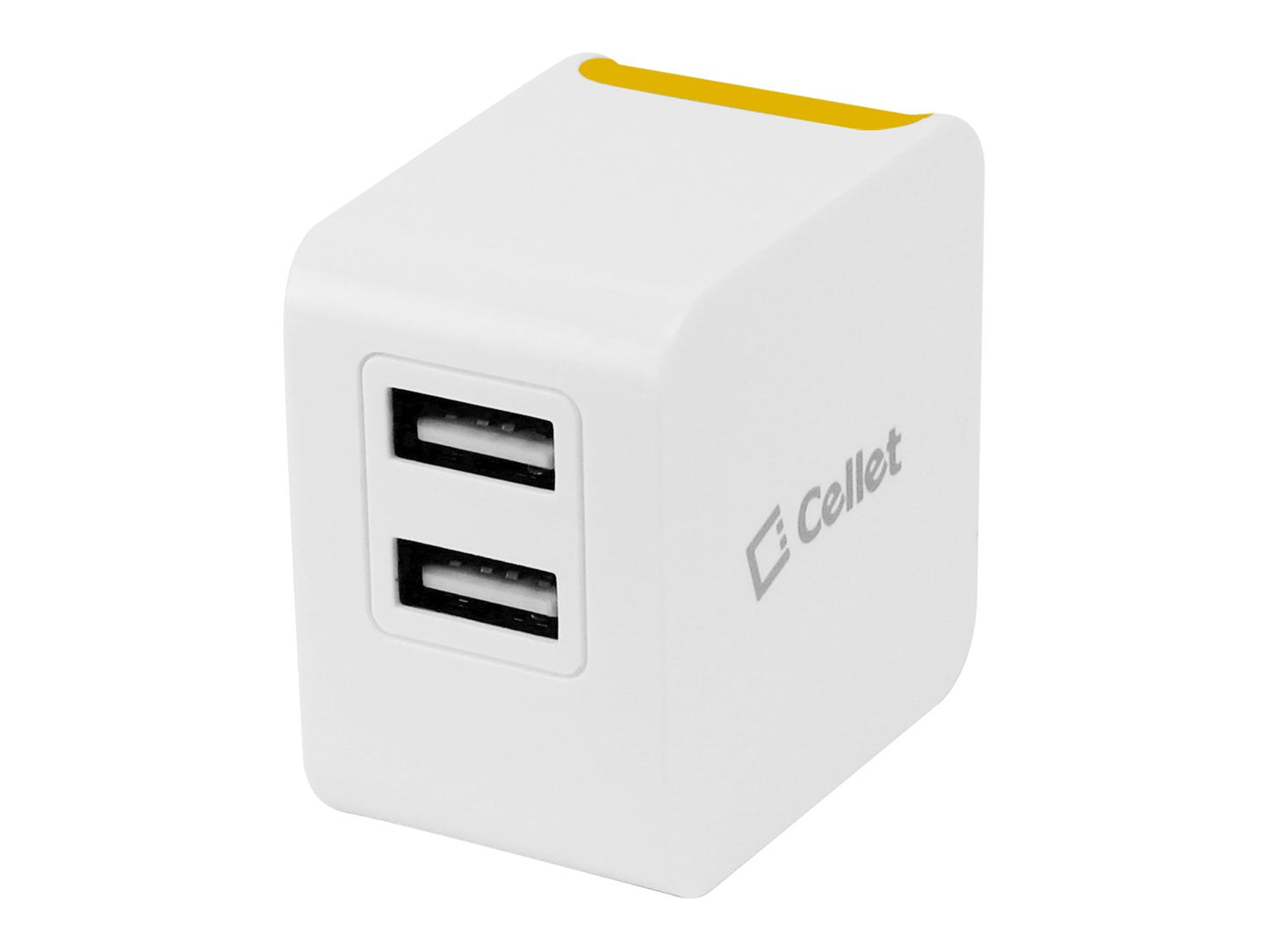 TCMICRONB - Cellet Universal High Powered 12W/2.4A Dual USB Home Charger UL & DOE 6 CERTIFIED (Cable sold Separately)