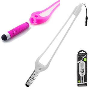 PEN720SL - SMALL SILVER STYLUS PEN W/STAND