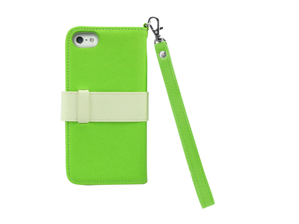 LDI5LMWT - IPHONE 5 NEO DIARY CASE LIME/WHITE