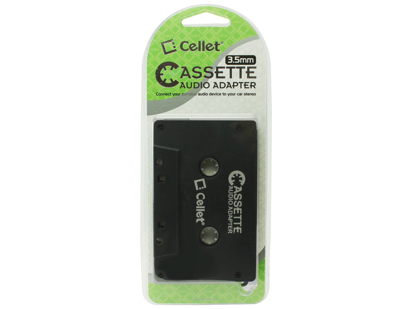 CNCASSETTE - Cellet Cassette Audio Adapter for iPhones iPods Android Phones MP3 Players