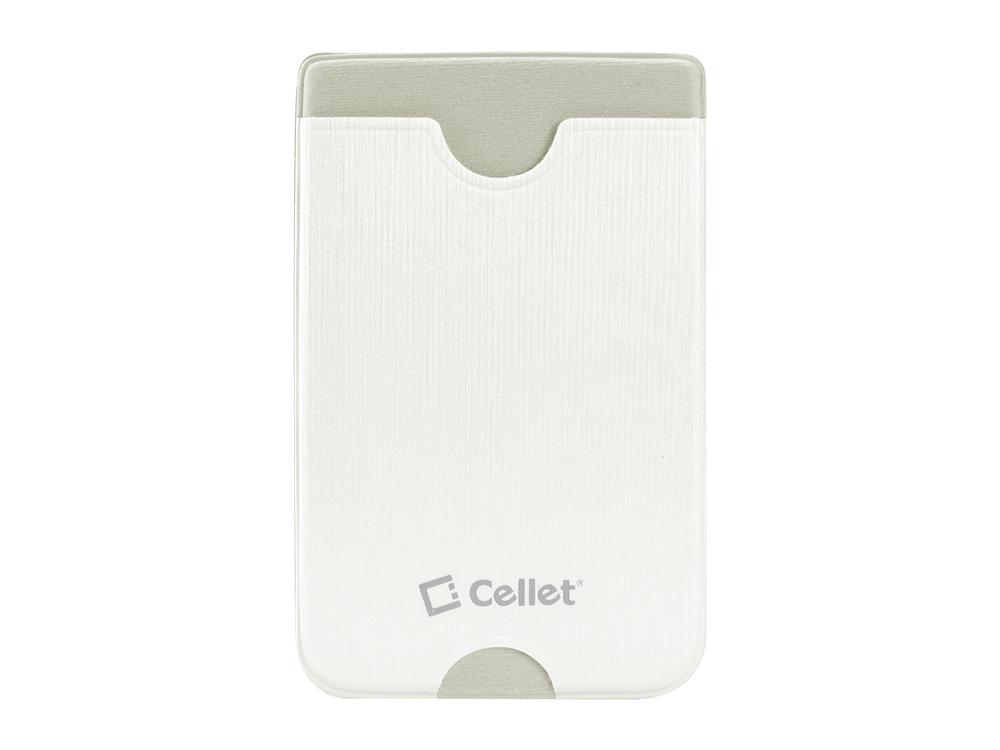 CRSLVWT - EZStick Universal ID/Credit Card Holder for Smartphones - White