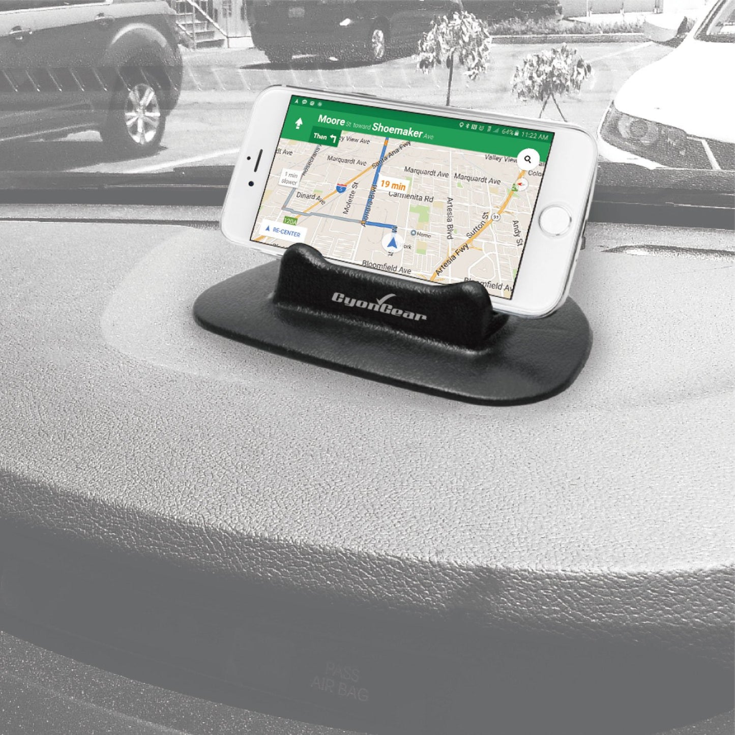 PH2211 - CyonGear Universal Silicone Dashboard Anti-Slip Mount Holder for GPS and Cellphone