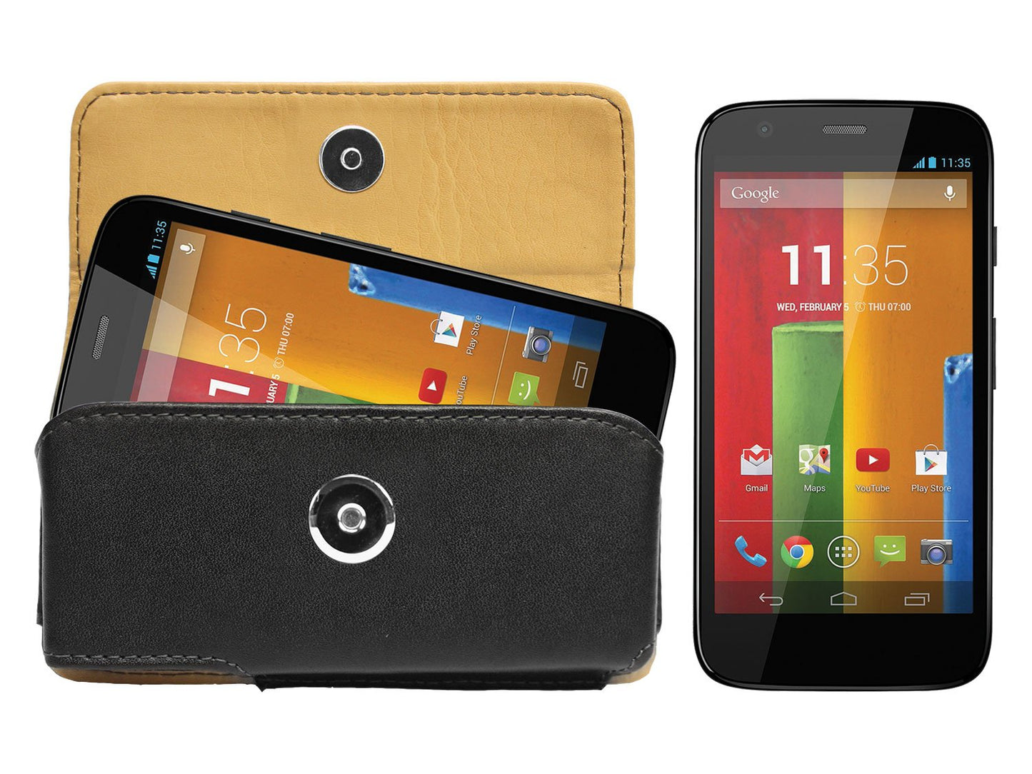 NOBLES2A - Cellet Noble Premium Leather Case for Motorola Moto G & X First Generation