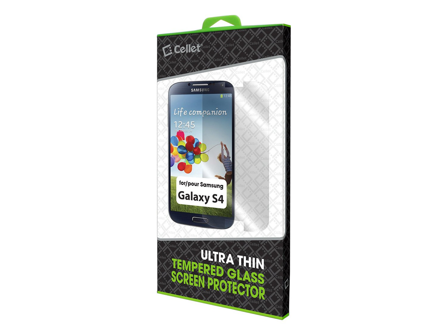 SGSAMS4 - Cellet Premium Tempered Glass Screen Protector for Samsung Galaxy S4