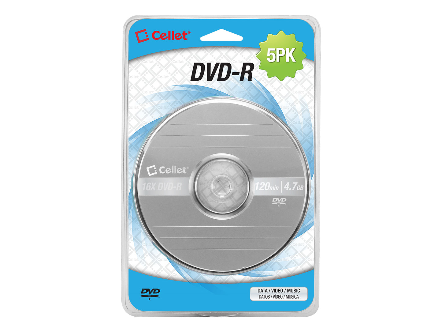 WDVD5 - 5 PACK DVD-R TO RECORD