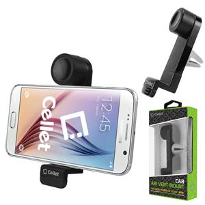 PHHD130 - Cellet Car Air Vent Phone Holder for Phones and MP3 / MP4 up to 3.6 Inches Wide