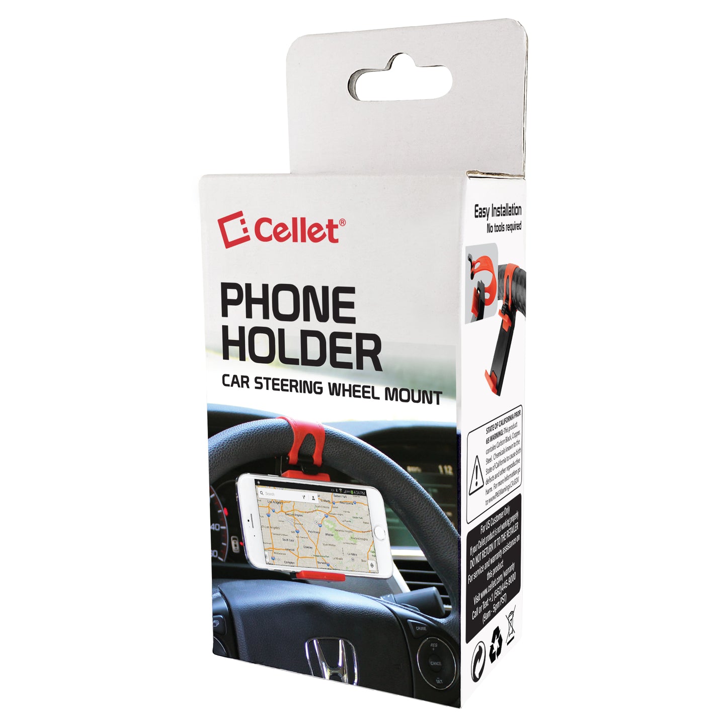 CELLET CAR STEERING WHEEL PHONE HOLDER