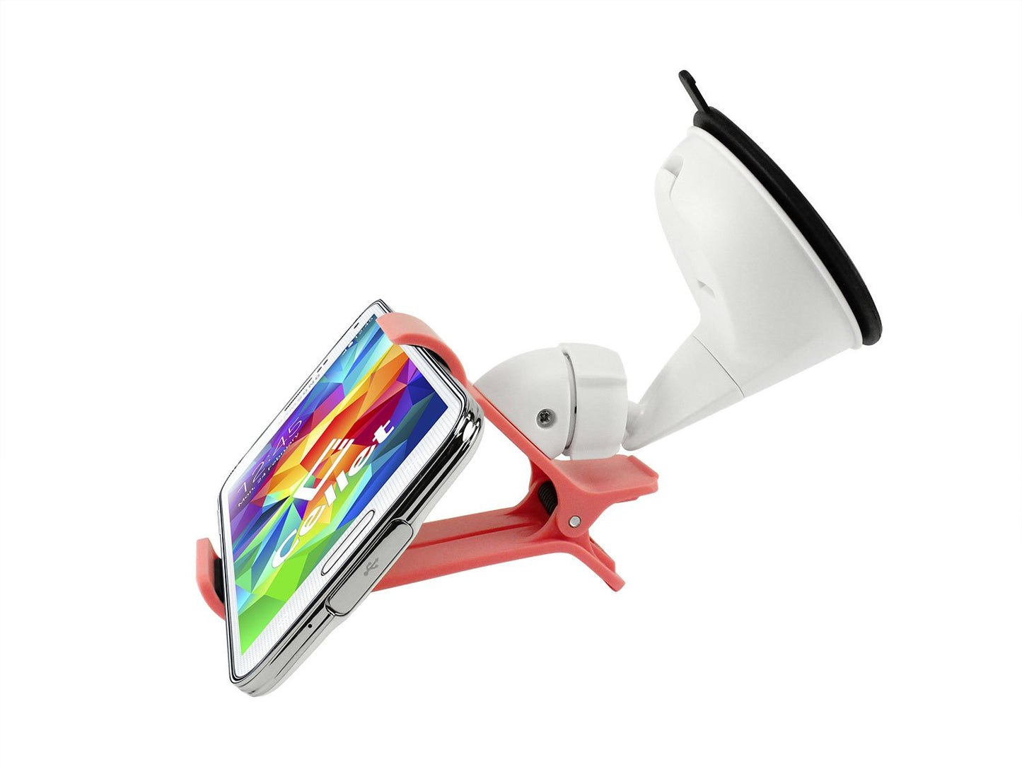PHT150PK - CyonGear Car Windshield Dashboard Phone Holder for Phones up to 4.3 Inches Wide - Pink