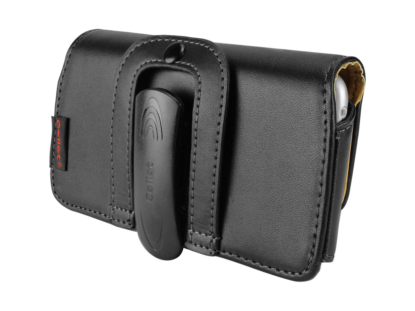 NOBLEP6 - Cellet Noble Premium Leather Case for Apple iPhone 6, iPhone 6s, iPhone 7 with Spring Clip