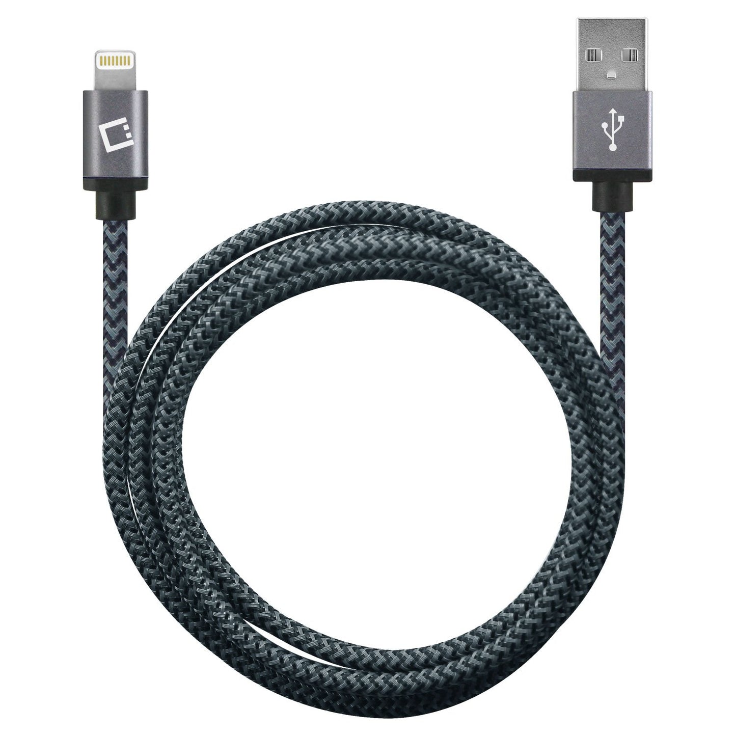 DAAPP5JBK - Cellet Apple Licensed 4 Ft, Lightning 8 Pin to USB Charging / Data Sync Cable - Black