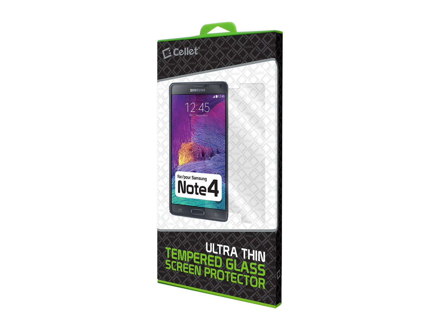 SGSAMN4 - Cellet Premium Tempered Glass Screen Protector for Samsung Galaxy Note 4 (0.3mm)