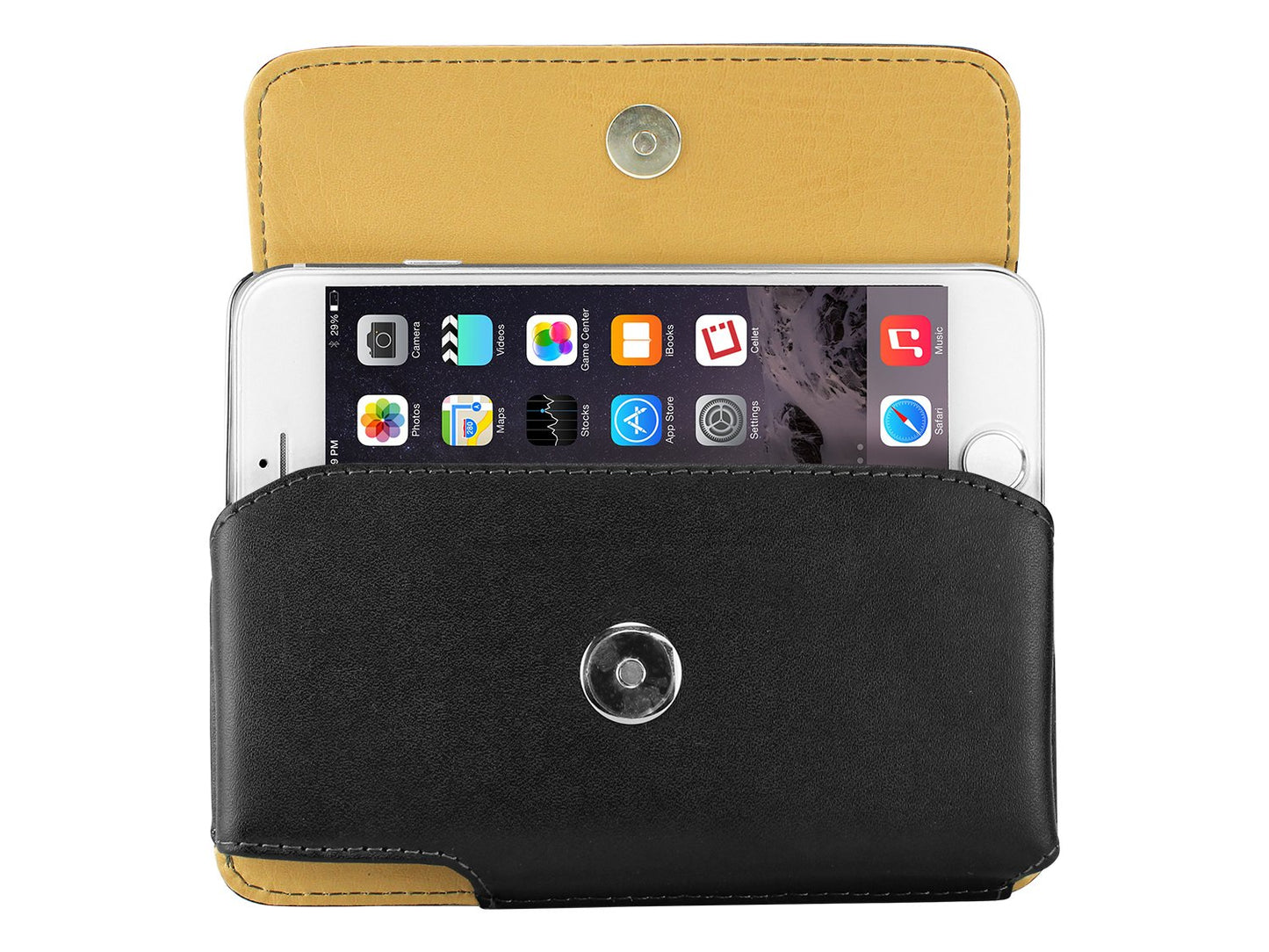 NOBLE6PA - Cellet Noble Leather Case for Apple iPhone 8Plus, 7Plus 6Plus, iPhone 7, Samsung Galaxy Note 4 with heavy duty swivel clip