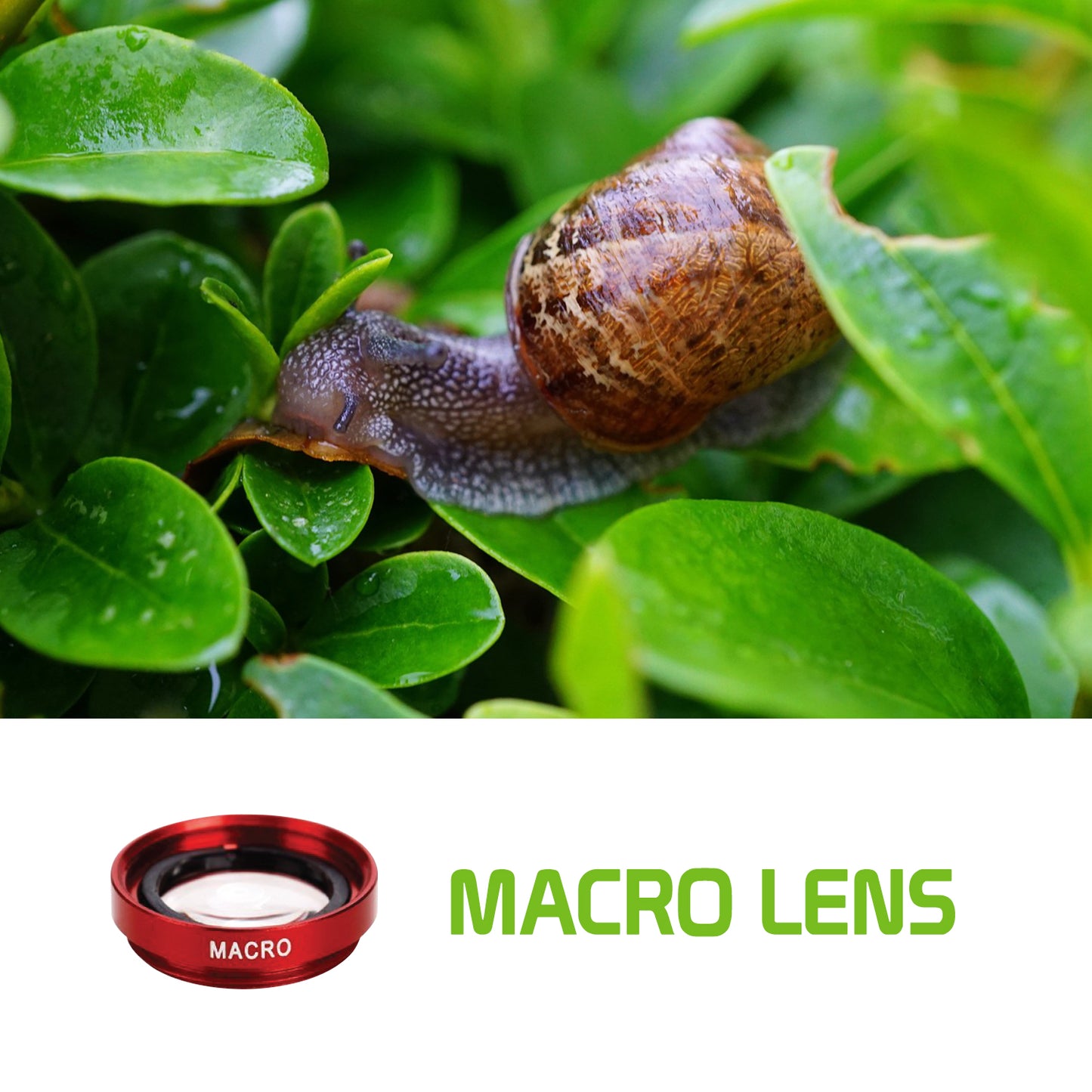 Universal 3-in-1 Fisheye / Wide Angle / Macro Clip-on Camera Lens Kit
