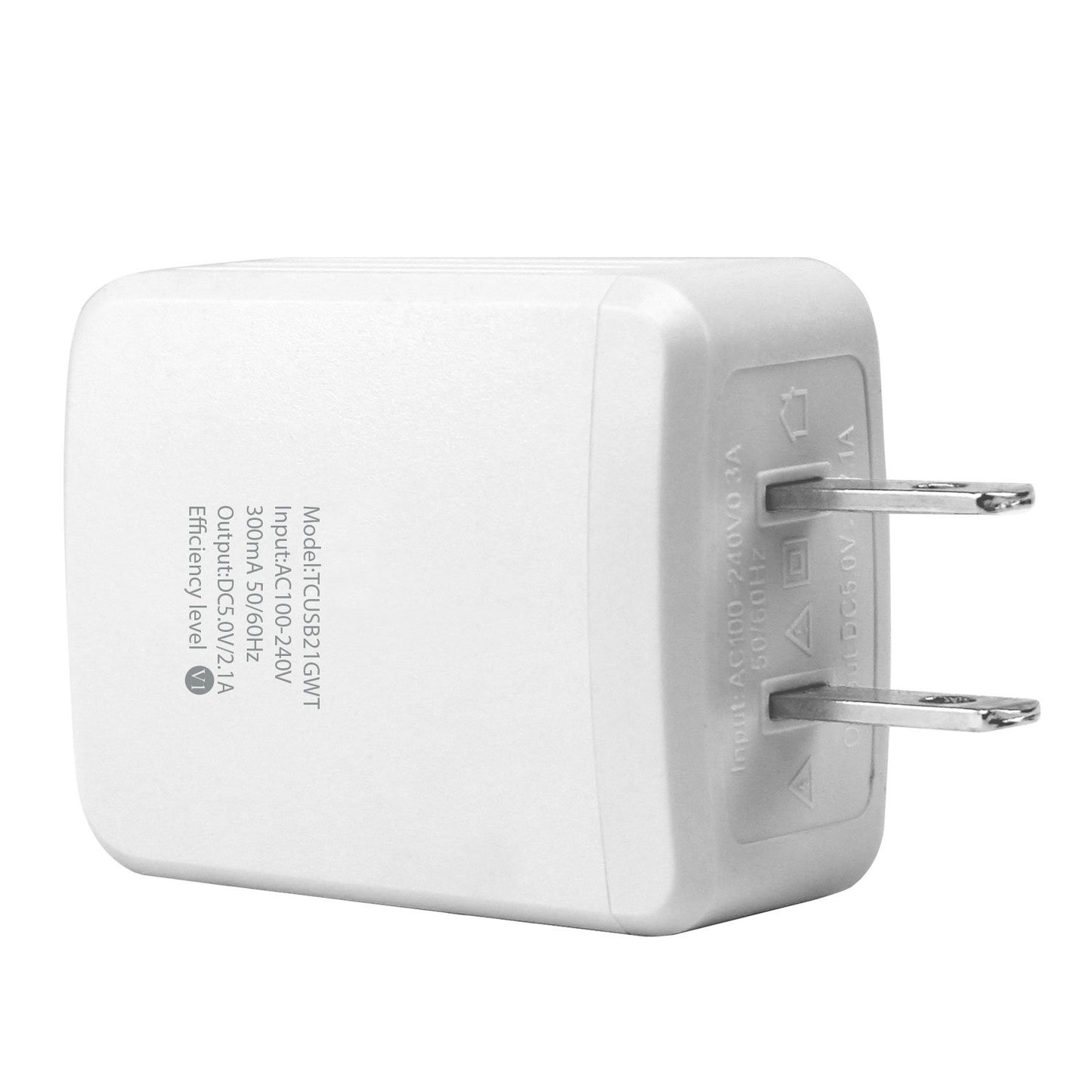 TCUSB21GWT - CyonGear 10W / 2.1 Amp Hi-Powered USB Home Charger - White